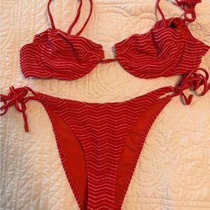 Red  Bikini Set
